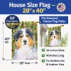 Australian Shepherd 21 House Flag