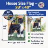 Portuguese Water Dog 4 House Flag