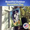 Bernese Mountain Dog 14 House Flag