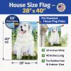 Great Pyrenees 8 House Flag