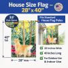 Golden Retriever 29 House Flag
