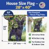 Scottish Terrier 8 House Flag