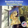 Golden Retriever 31 House Flag