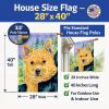 Norwich Terrier 10 House Flag