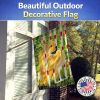Golden Retriever 32 House Flag