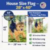 Norwich Terrier 11 House Flag