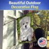 Bichon Frise 5 House Flag