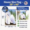 Bichon Frise 7 House Flag