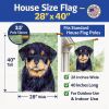 Rottweiler 7 House Flag