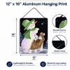 English Springer Spaniel "with Snowman" Wall or Door Hanging Prints
