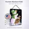 English Springer Spaniel "with Snowman" Wall or Door Hanging Prints