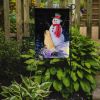 Golden Retriever with Snowman 2 Garden Flag