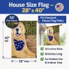 Golden Retriever 35 House Flag