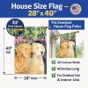 Golden Retriever 36 House Flag