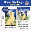 Golden Retriever 37 House Flag