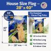 Norwich Terrier 13 House Flag