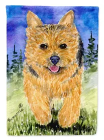 Norwich Terrier 14 Artwork House Flag