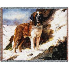 Saint Bernard - Cotton Woven Blanket
