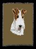 Wire Fox Terrier Cotton Woven Throw