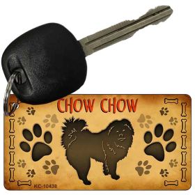 Chow Chow  Novelty Metal Keychain