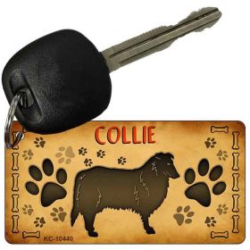 Collie Novelty Metal Keychain