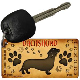 Dachshund Novelty Metal Keychain