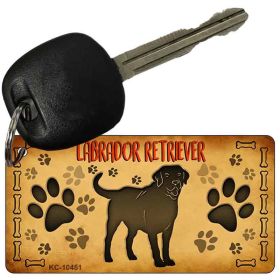 Labrador Retriever Novelty Metal Keychain