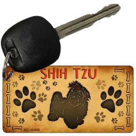 Shih Tzu Novelty Metal Keychain