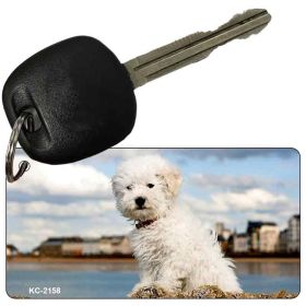 Bichon Frise Novelty Keychain
