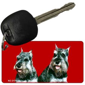 Schnauzer 1 Keychain