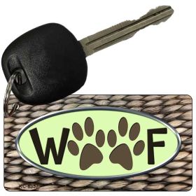 Woof Novelty Keychain