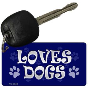 Loves Dogs Novelty Keychain
