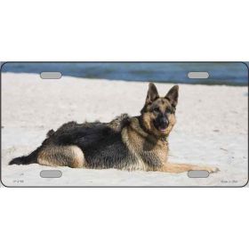 German Shepherd 1 Metal License Plate