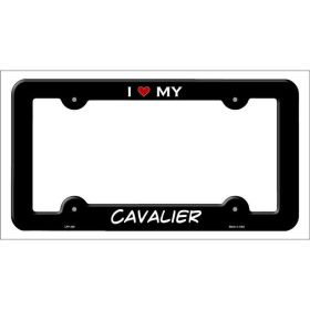 Cavalier Metal License Plate Frame