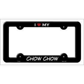 Chow Chow Metal License Plate Frame