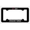 Yorkshire Terrier Metal License Plate Frame