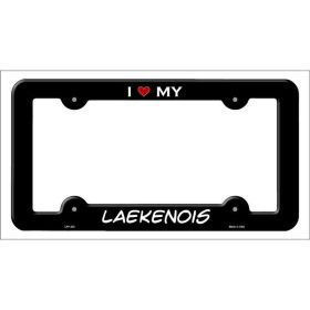 Belgian Laekenois Metal License Plate Frame