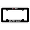 Bloodhound Metal License Plate Frame