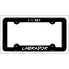 Labrador Retriever Metal License Plate Frame