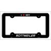 Rottweiler Metal License Plate Frame