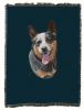 Australian Cattle Dog Cotton Woven Throw