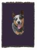 Australian Cattle Dog Cotton Woven Throw