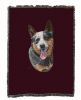 Australian Cattle Dog Cotton Woven Throw
