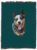 Australian Cattle Dog Cotton Woven Throw