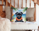 Affenpinscher 6345 Luau Throw Pillow