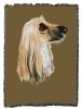 Afghan Hound Cotton Woven Throw