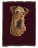 Airedale Terrier Cotton Woven Throw