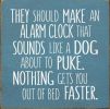 They should make an alarm clock ...