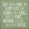 They should make an alarm clock ...