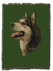 Alaskan Malamute Cotton Woven Throw